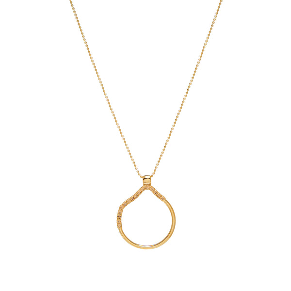  gold vermeil swarovski crystal necklace
