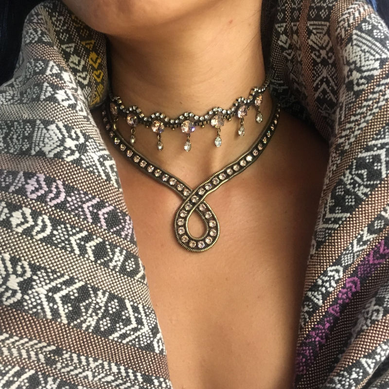 swarovski crystal necklace
