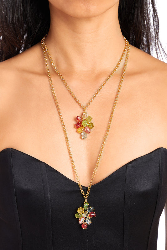 FAROS Flower Pendant Necklace