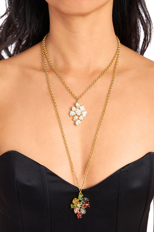 THIRA Flower Pendant Necklace