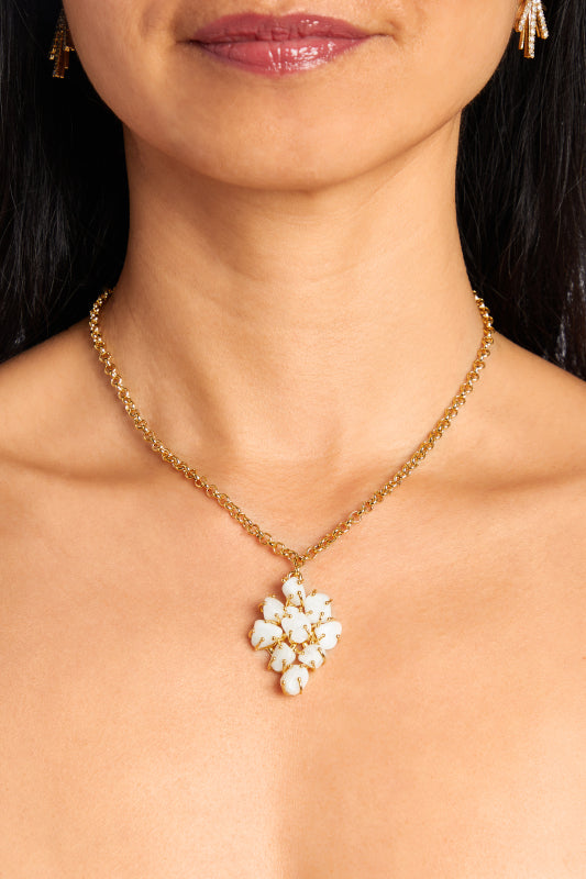 THIRA Flower Pendant Necklace