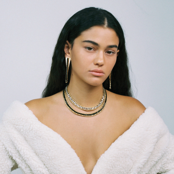 swarovski crystal collar necklace