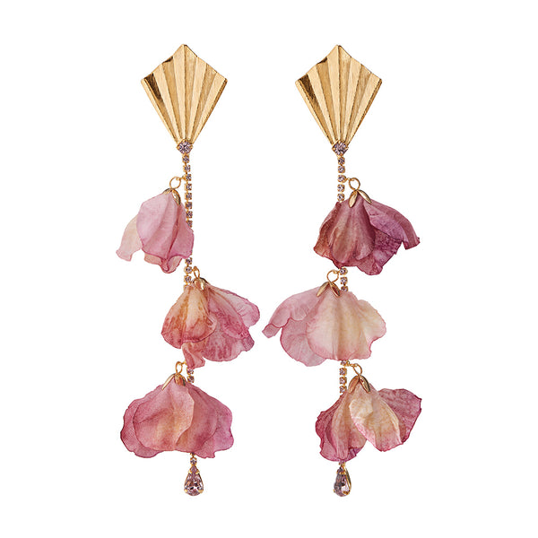 ANTIBES Long Flower Earring