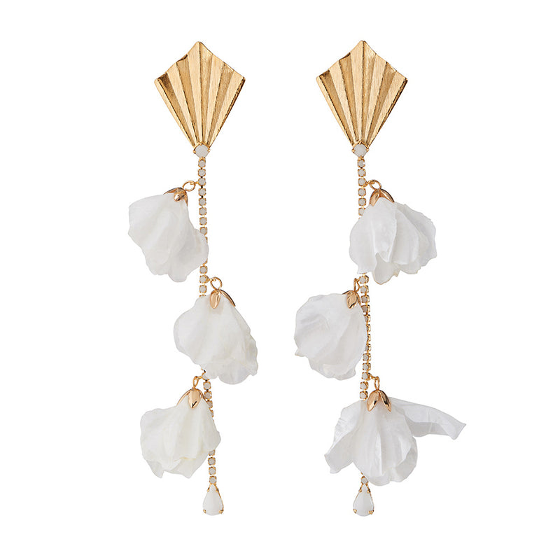 ANTIBES Long Flower Earring