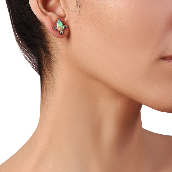 opal studs