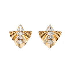 GRASSE Deco Triangle Earring