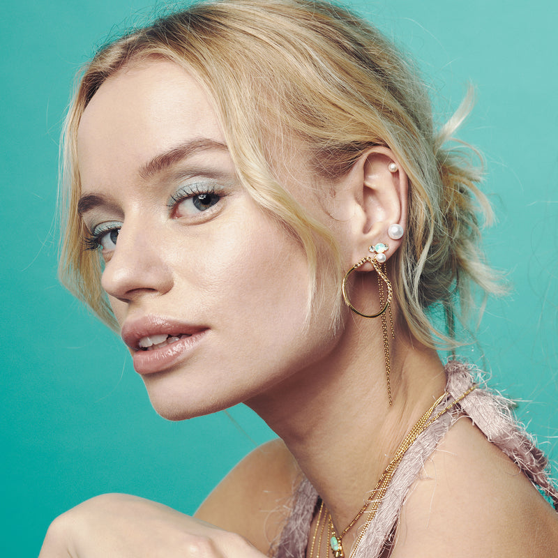 opal earrings