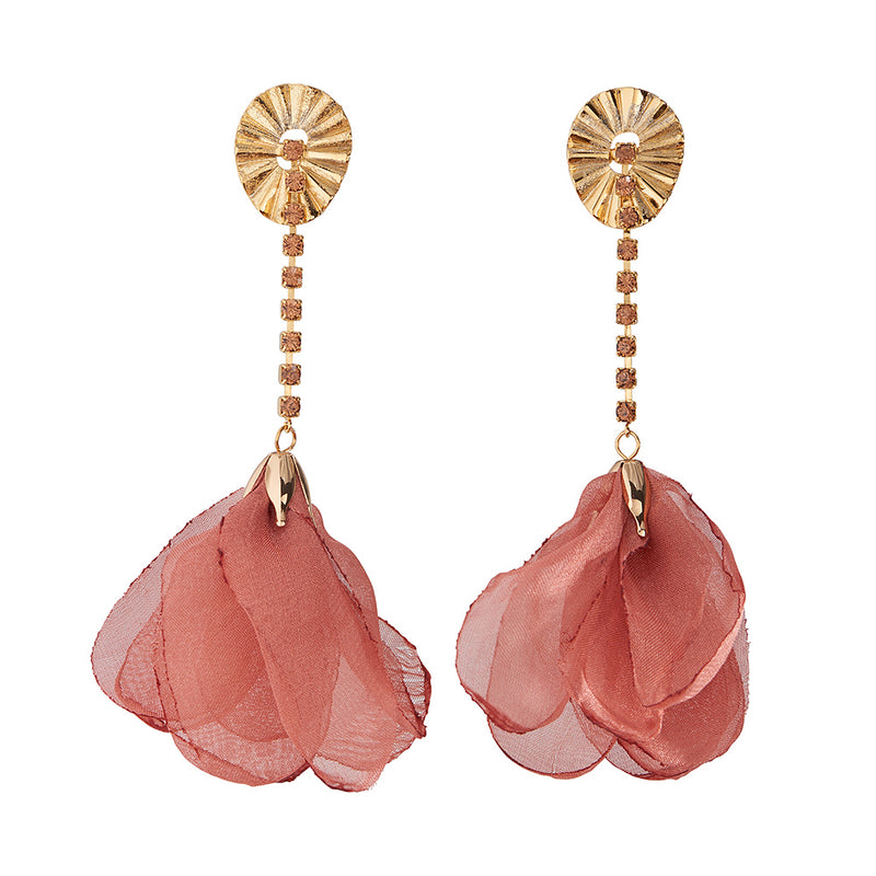 Forever Blooming Earrings - White – The Impeccable Pig