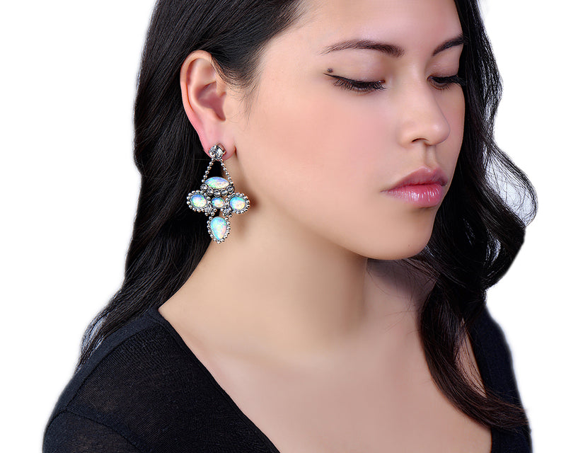 opal earrings