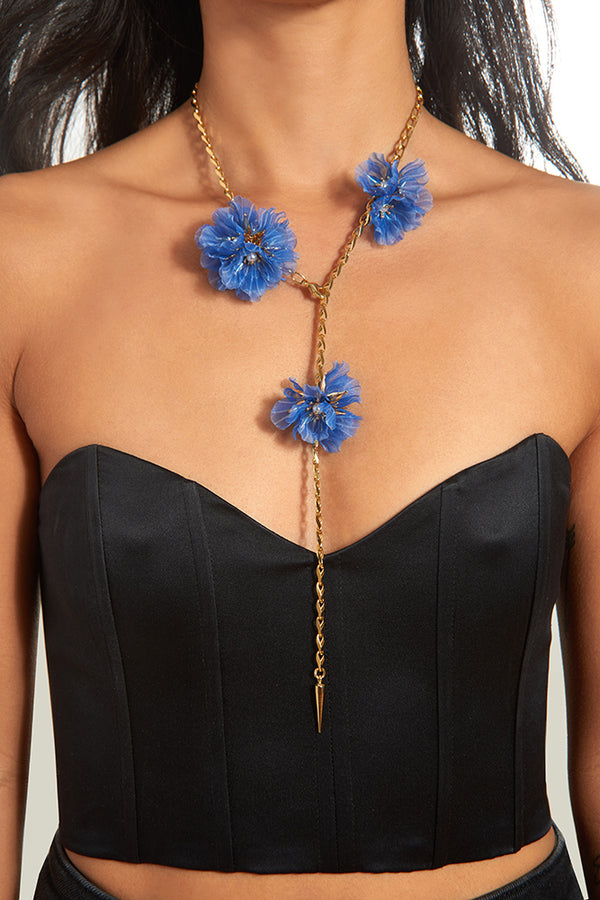 VENCE Flower Bolo Necklace