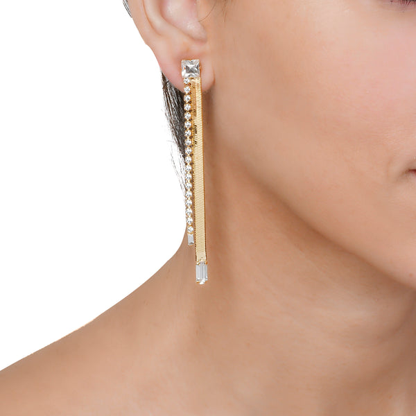 DIVINITY Snake Tennis Earrings