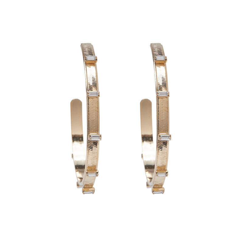 FORMENTERA Baguette Hoop Earrings