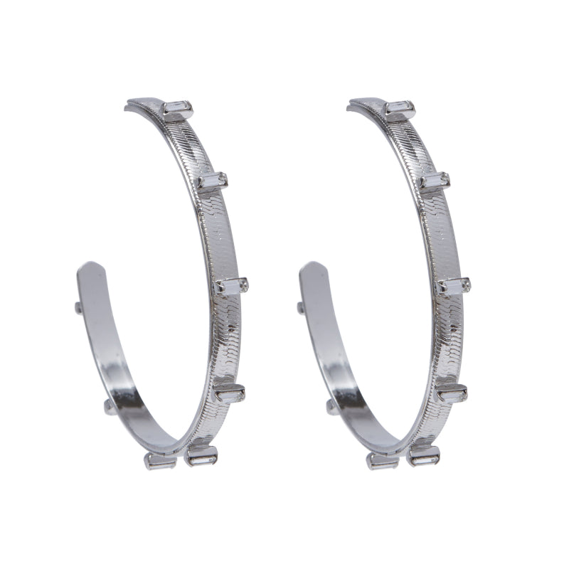 FORMENTERA Baguette Hoop Earrings