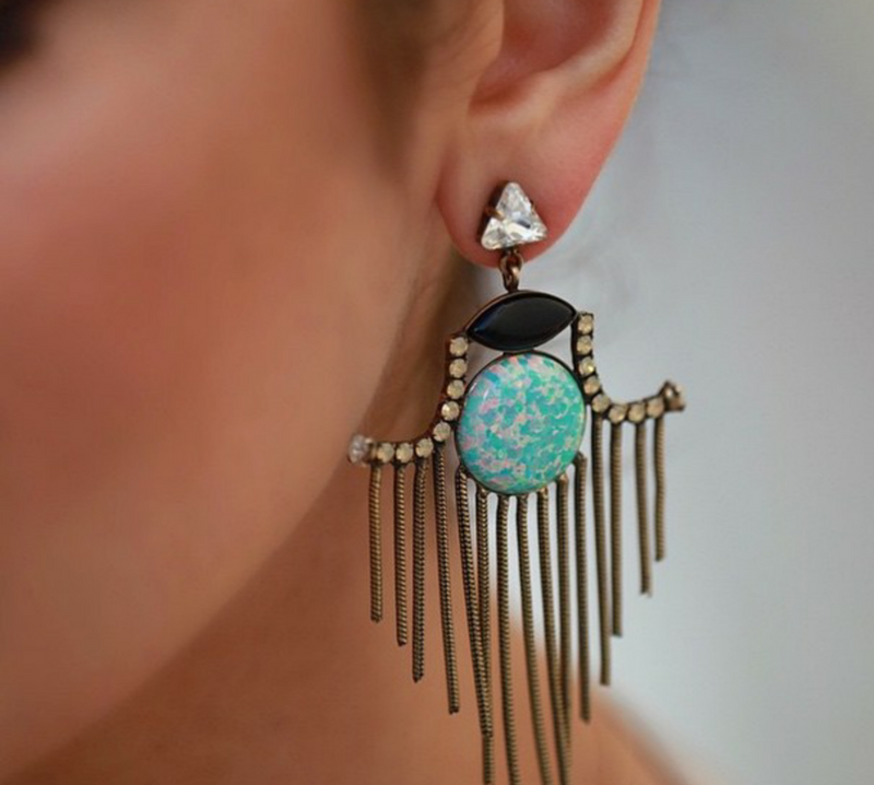 fringe earrings
