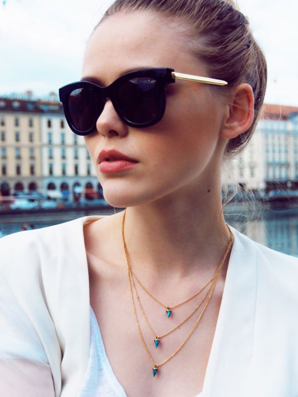 Kristina Bazan with Avish Necklace