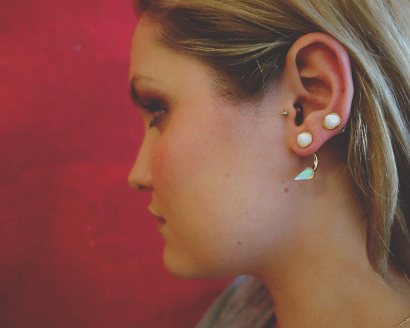 ear jackets with spikes