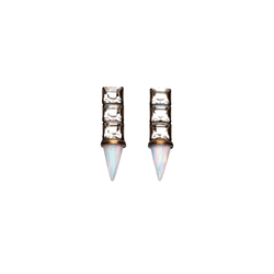 Lillu White Earrings