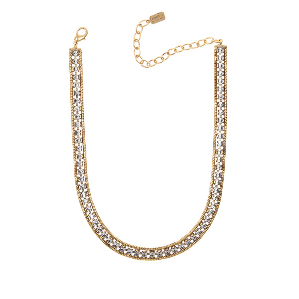 swarovski crystal collar necklace