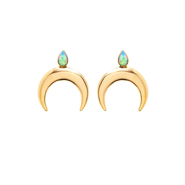 half moon earrings