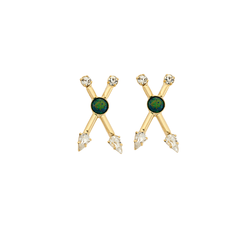 Mojo Green Earrings