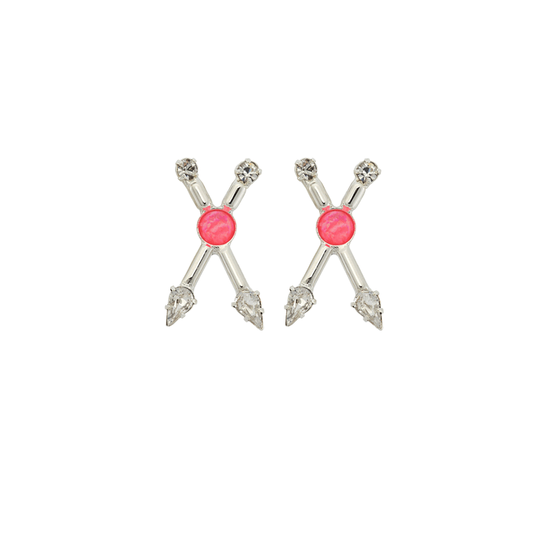 Delicate Hot Pink Earrings