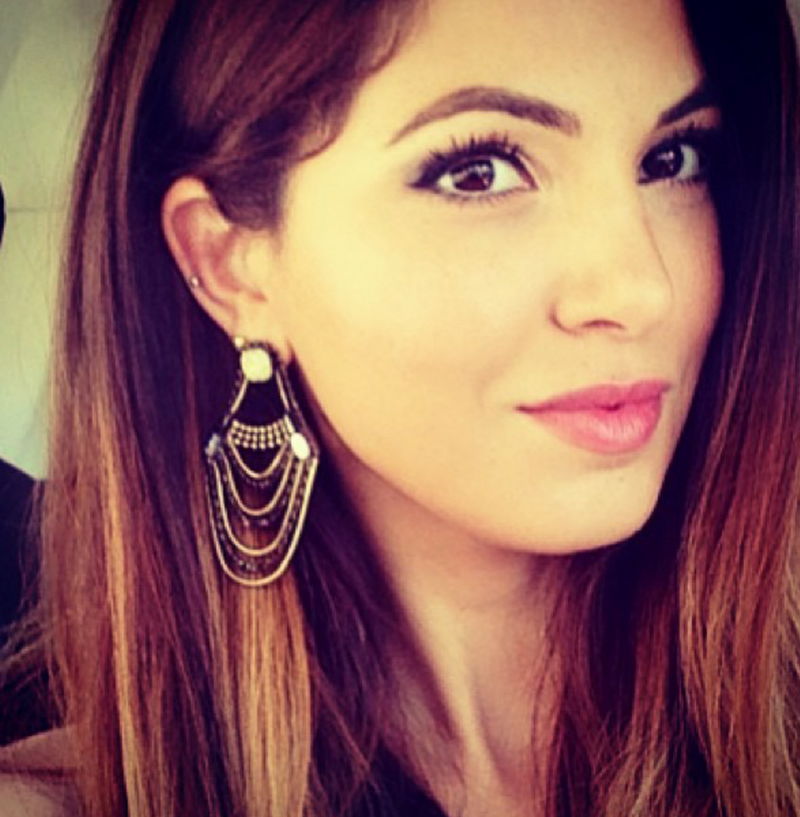 negin mirsalehi crystal earring