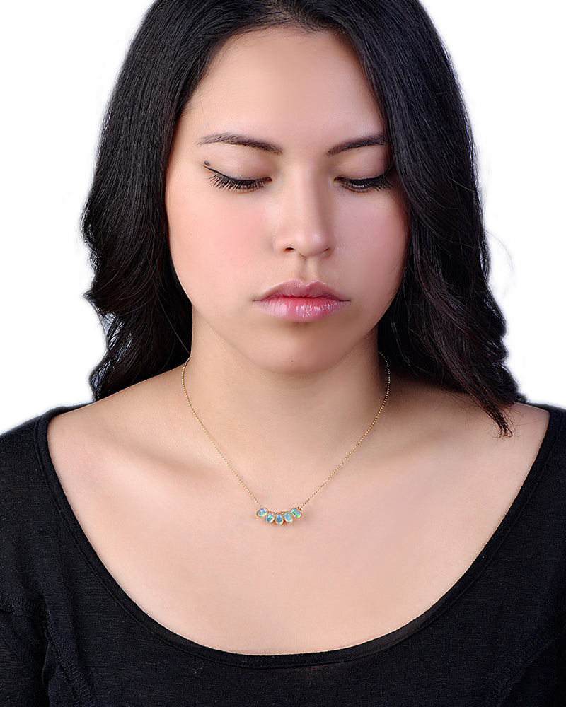 opal necklace