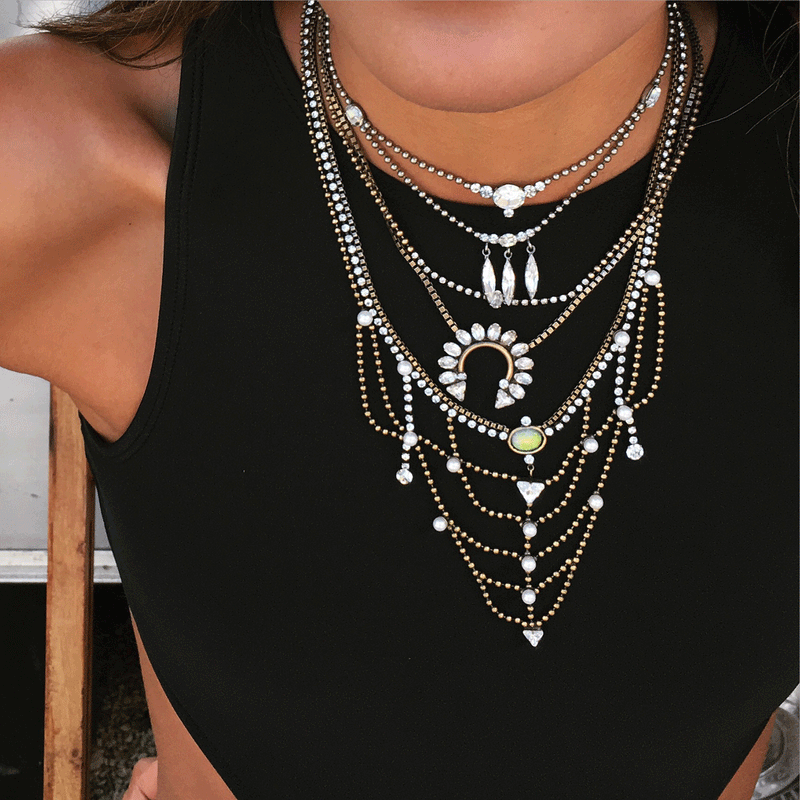 Swarovski crystal Choker Necklace