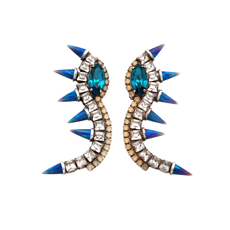 Orian Blue Earrings