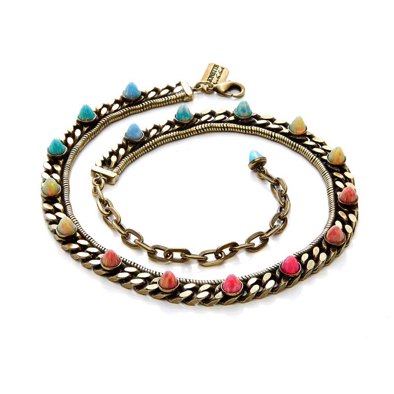 Nico Rainbow Choker/Bracelet