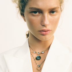 swarovski chain necklace