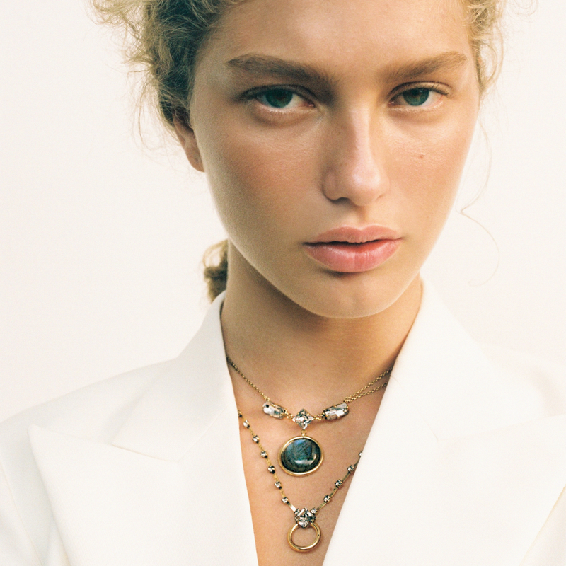 swarovski chain necklace