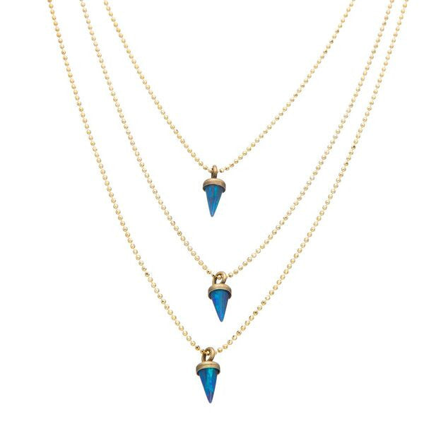 Buy Avish Necklace (Opal, Gold) – Lionette NY