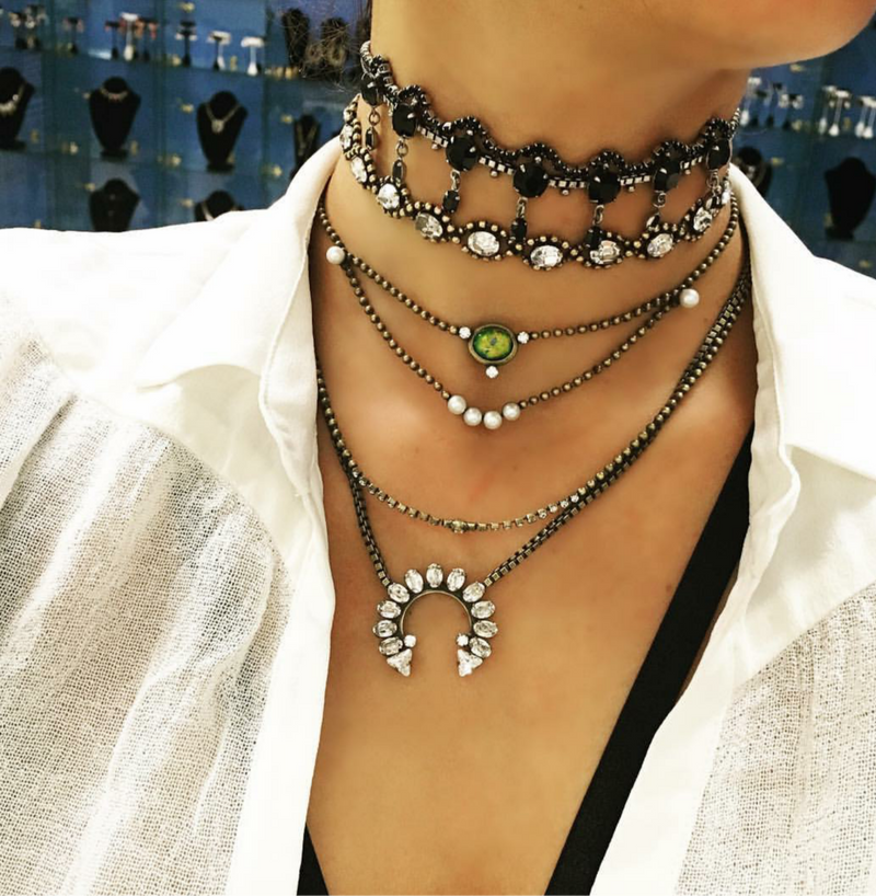 swarovski crystal necklace