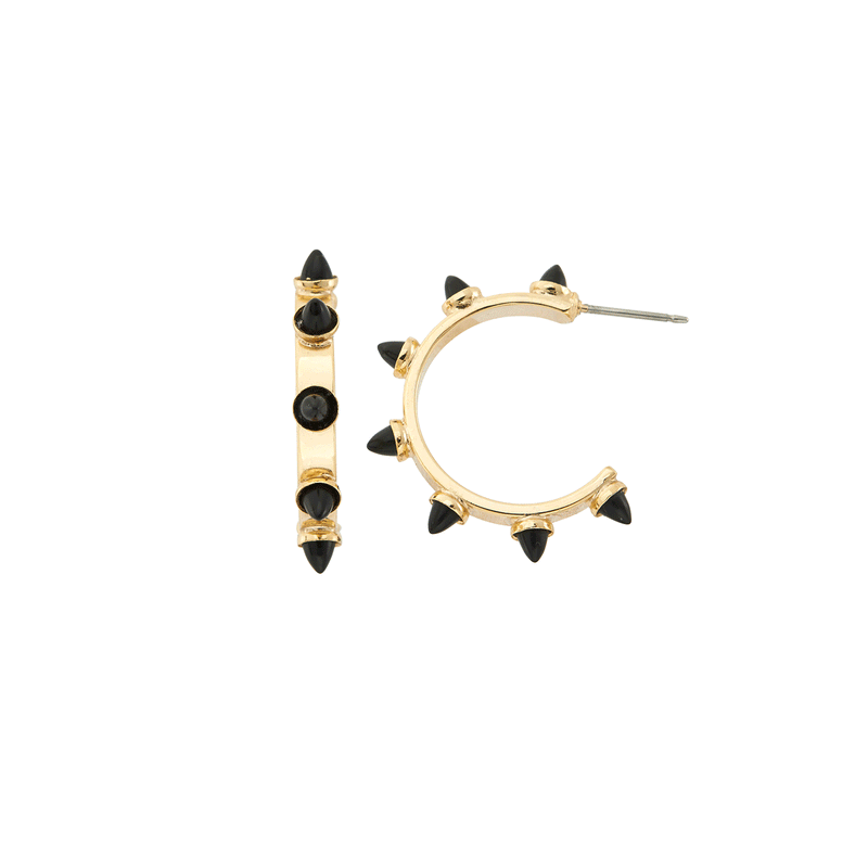 Yuvi Black Earrings